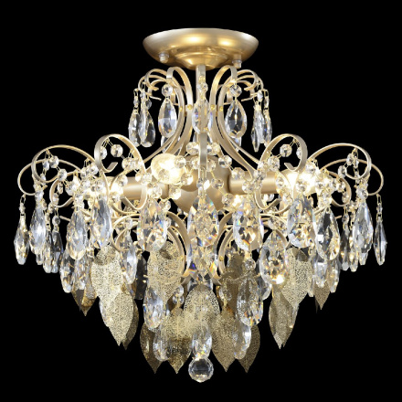 Потолочный светильник Crystal Lux ESMIRALDA PL4 GOLD