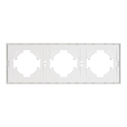 Рамка пластиковая на 3 поста Arlight FRM-TENDO-SFPL-3-WH 054653