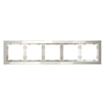 Рамка на 5 постов Voltum S70 VLS110503 (кашемир, стекло)
