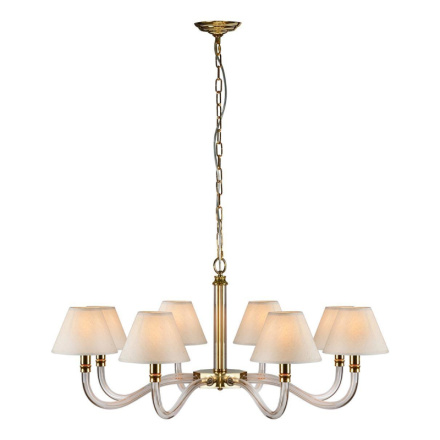 Подвесная люстра iLamp Amber YT2043-8 GD+Coffee