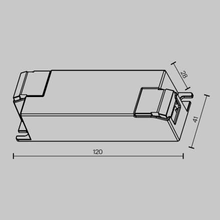 Драйвер Maytoni Dali 25Вт DC54В 0.14A IP20 721022