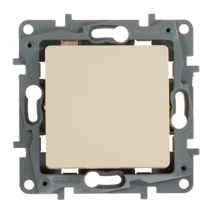 Выключатель одноклавишный Legrand Etika 10A 250V слоновая кость 672301