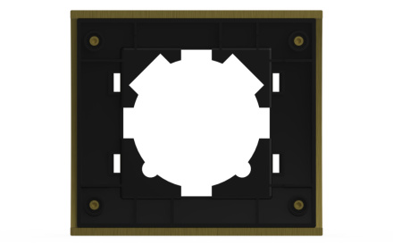 Рамка одноместная ELBI Zena Platin 500-073400-271