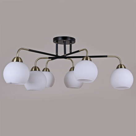 Люстра на штанге Illumico IL0252-6CSQ-79 BK AB