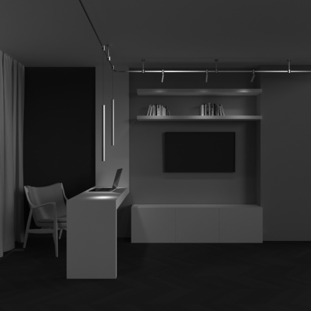 Трековый магнитный светильник Maytoni Focus LED TR156-1-5W4K-BS