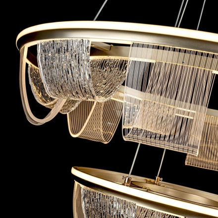 Подвесная люстра LED4U L7706-800-460 GD