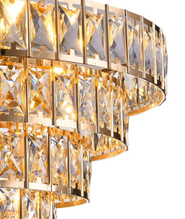 Подвесная люстра Natali Kovaltseva AMANDA 81428/8C GOLD