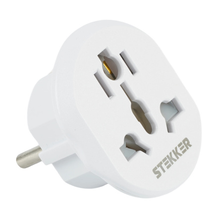 Адаптер-переходник для евровилки с/з ультраплоский Stekker ADP16-06-20W 50412