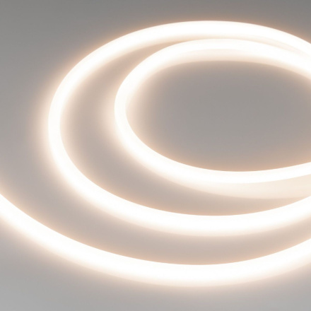 Светодиодная герметичная лента Arlight LUNA-X960-D8mm 24V Warm3500 (8 W/m, IP65, 360deg, 5m) 053353