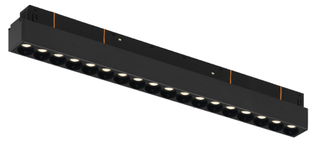 Трековый магнитный светильник iLedex Vision SMART 4822-002-L350-18W-38DG-BK