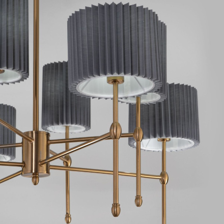 Люстра на штанге Eurosvet Notturno 60162/8 латунь a065666