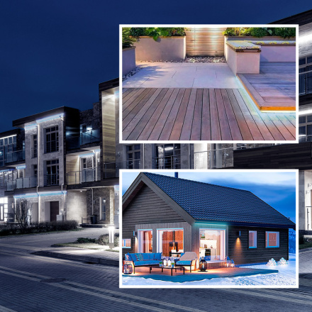 Светодиодная лента Apeyron Эконом 220В 2835 7Вт/м 6500К 50м IP65 O17-09