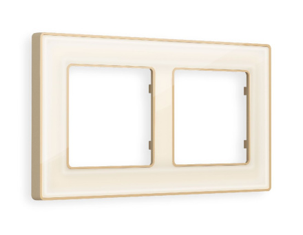 Рамка двухместная Ambrella Volt Arctic AF580342