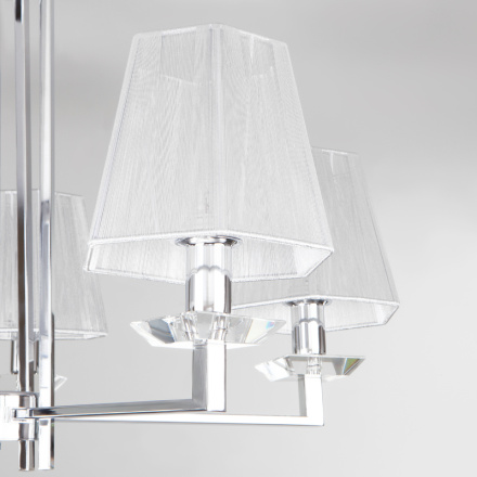 Потолочная люстра Eurosvet Alegria 60125/5 хром Smart (60114/5)