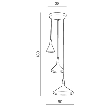 Подвесная люстра Azzardo Ida mix AZ1878