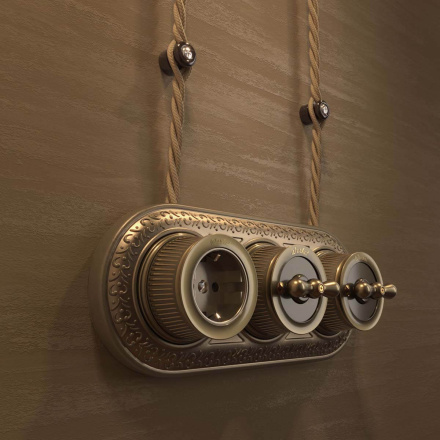 Переключатель одноклавишный Werkel 4690389166617 W5712012