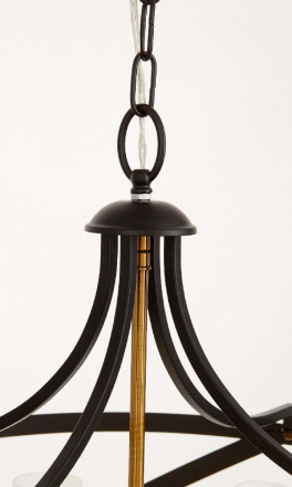 Подвесная люстра Lumina Deco Astila LDP 1242-6 BK+MD