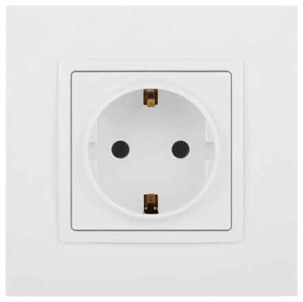 Розетка 2P+E Schuko Эра Elegance 14-2101-01М Б0065800