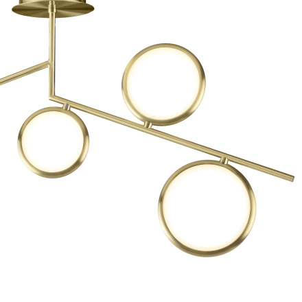 Подвесная светодиодная люстра Mantra Olimpia Oro 6580