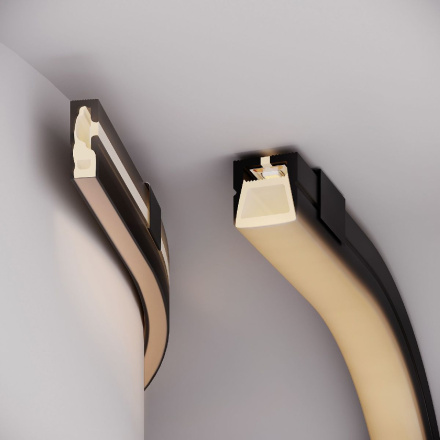 Силиконовый профиль Arlight WPH-FLEX-0616-SIDE-S9-5m FULL BLACK 045842