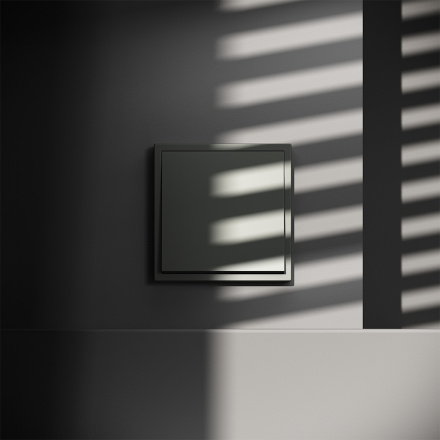 Выключатель с самовозвратом одноклавишный Voltum S70 VLS010606 (титан)