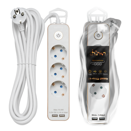 Удлинитель Duwi 32067 8