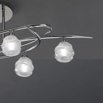 Подвесная люстра Mantra Loop Chrome 1801