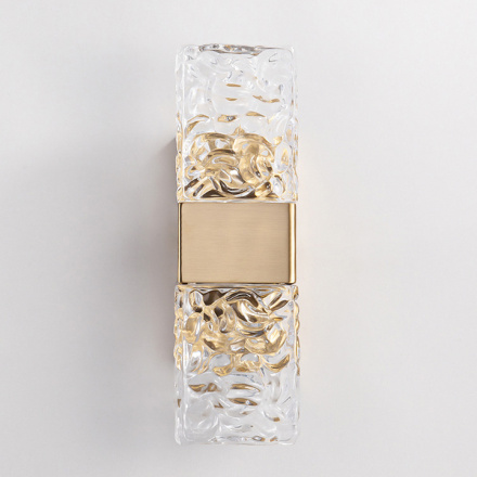 Настенный светильник DeLight Collection Wall lamp 88068W gold/clear