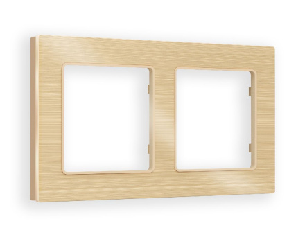 Рамка двухместная Ambrella Volt Platos AF550302