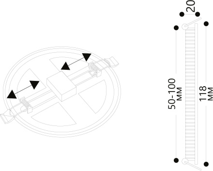 Встраиваемый светильник ARTE Lamp A7972PL-1WH