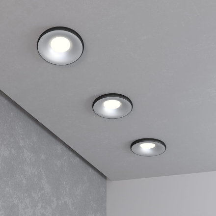 Встраиваемый светильник Elektrostandard 118 MR16 серебро/черный 4690389168949