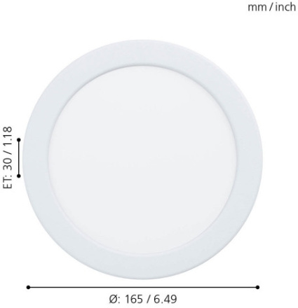 Встраиваемый светодиодный светильник Eglo Fueva 99133