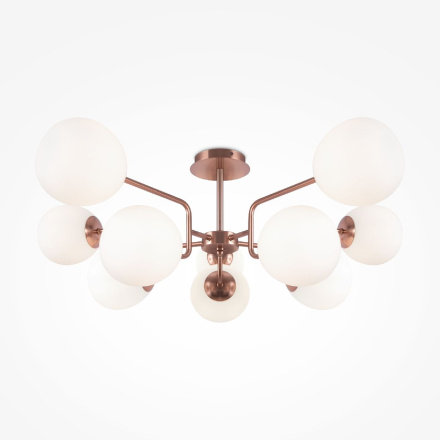 Люстра на штанге Maytoni Erich MOD221PL-10G