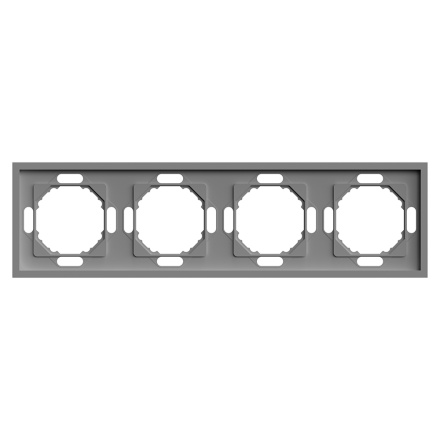 Рамка четырехместная Stekker Эмили PFR00-5004-10 49965