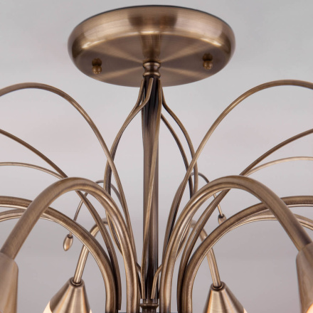 Потолочная люстра Eurosvet Ginevra 30280/8 античная бронза