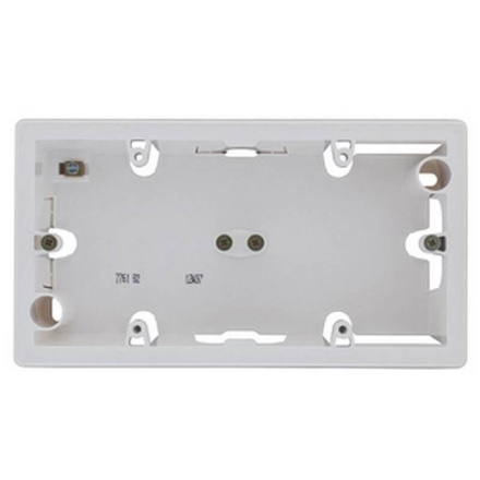 Коробка накладного монтажа 2-постовая Legrand Galea Valena белая 776182