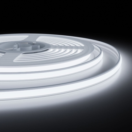 Светодиодная лента Apeyron Free Cut 24В, 10 Вт/м, 600 лм/м, 6500К, COB, 528 д/м, CRI90+, IP67, 5м 00-409