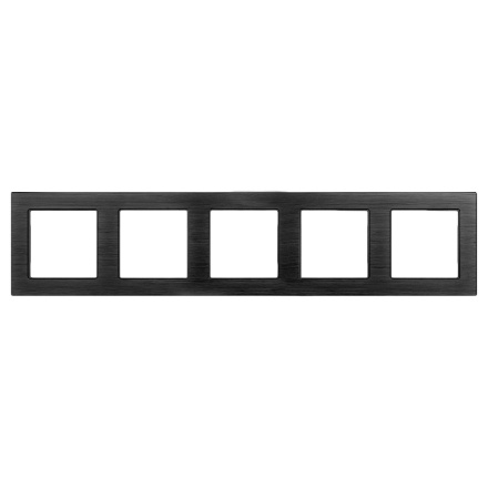 Рамка на 5 постов Arlight FRM-PRESTO-ALS-5-BK 043865