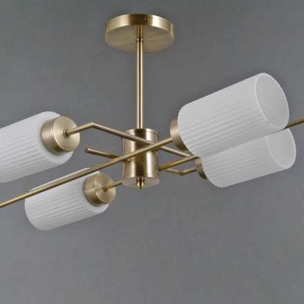 Люстра на штанге Illumico IL0737-6ASQ-25 AB NAPLES