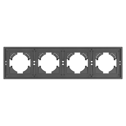 Рамка пластиковая на 4 поста Arlight FRM-TENDO-SFPL-4-GR 054655