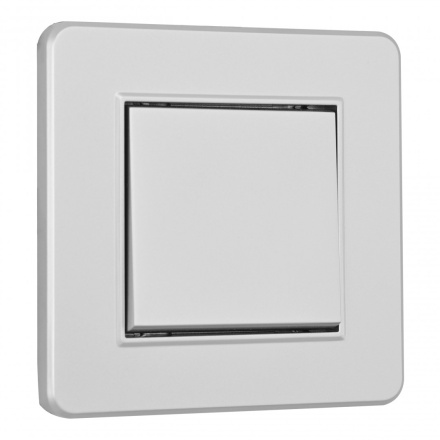 Выключатель одноклавишный Arte Milano SET16-1-30-1 silver