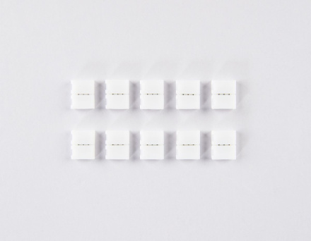 Соединитель прямой для светодиодной ленты 2835 12/24V (3 конт.) GS6101 (10шт) Ambrella Light Illumination GS6101