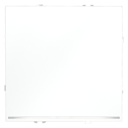 Проходной переключатель одноклавишный с подсветкой Voltum S70 VLS010402 (белый матовый)