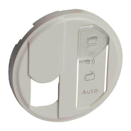 Лицевая панель Legrand Celiane розетки компьютерной RJ45 слоновая кость 066237