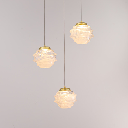 Подвесной светильник Delight Collection MD25030003-3A gold/clear