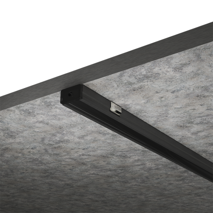 Профиль алюминиевый накладной Wolta WAP-S-16/6/2000-B