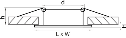 Встраиваемый светильник Lightstar Lega 011035