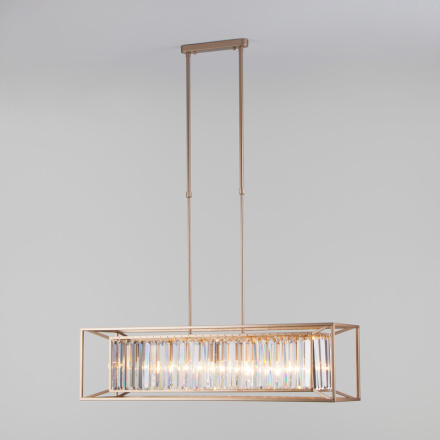 Подвесная люстра Eurosvet Vegas 299/6 шампань Strotkis