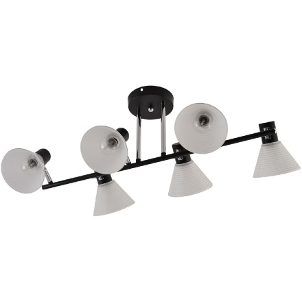 Потолочная люстра Reluce 01553-3.3-06B BK+CR