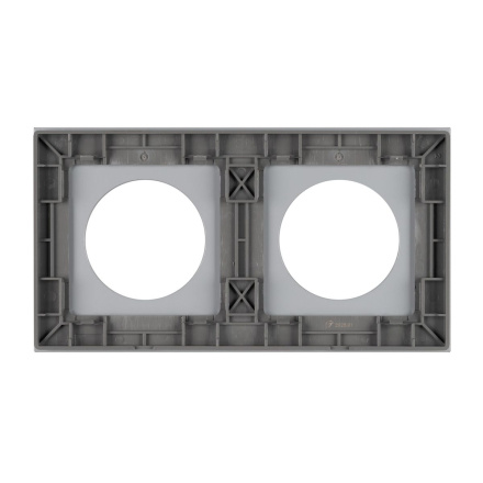 Рамка стеклянная на 2 поста Arlight FRM-GLARE-GC-2-GR 043837